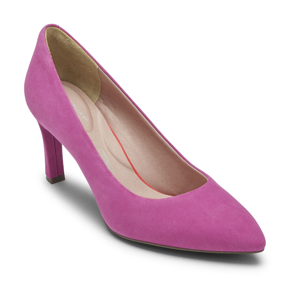 Rockport Womens Heels Pink - Total Motion Sheehan - UK 280-XOTZCL